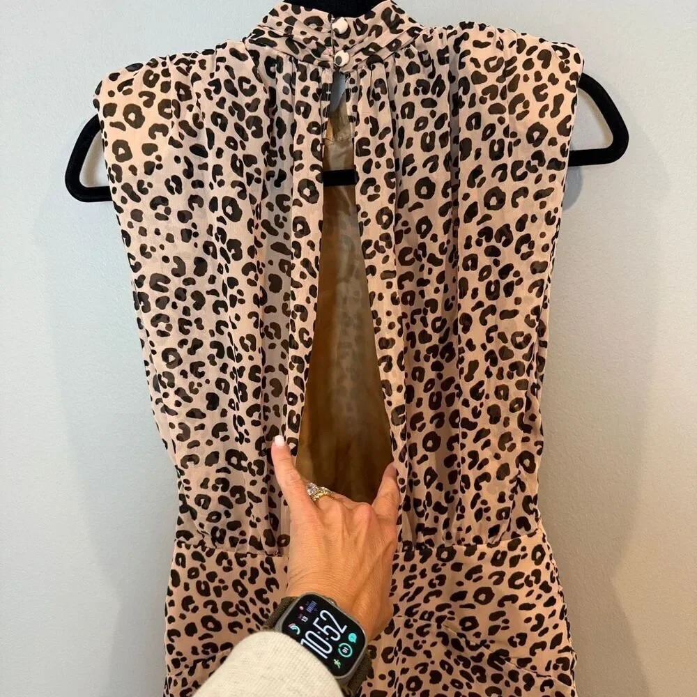 ASOS Leopard dress Size 6 - Picture 6 of 9